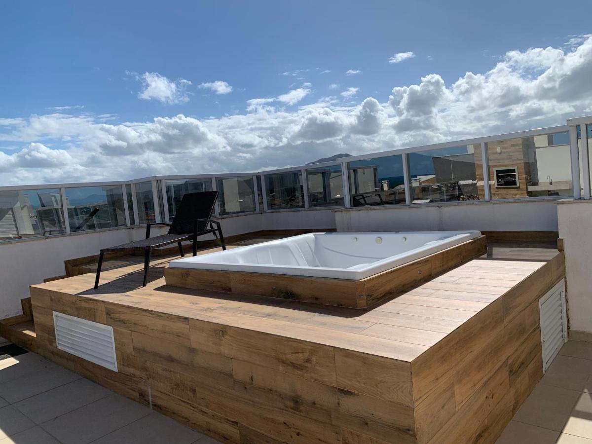 Bela Cobertura Com Vista Para O Mar Florianópolis Exterior foto
